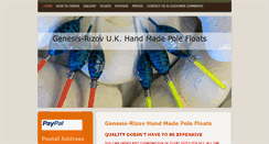 Desktop Screenshot of genesis-rizov-hand-made-pole-floats.co.uk